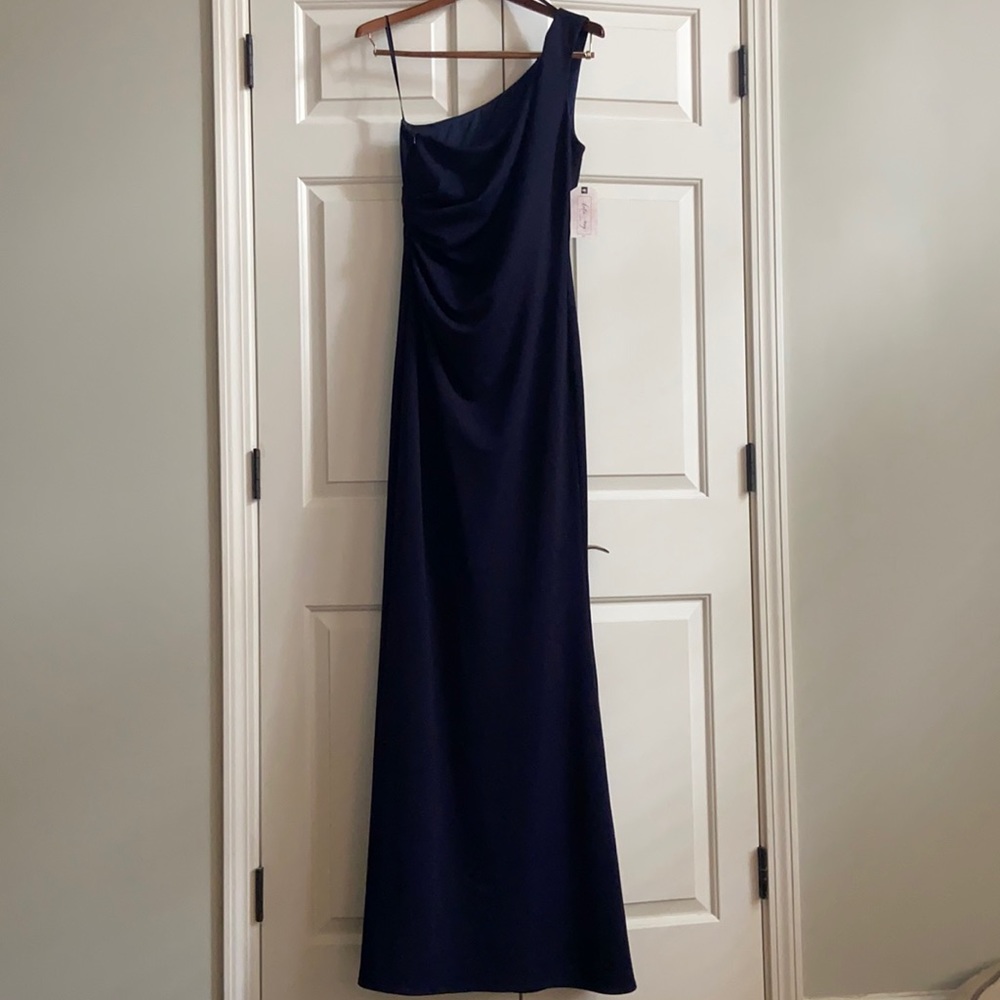 NWT Size 12 Katie May BHLDN one-shoulder gown